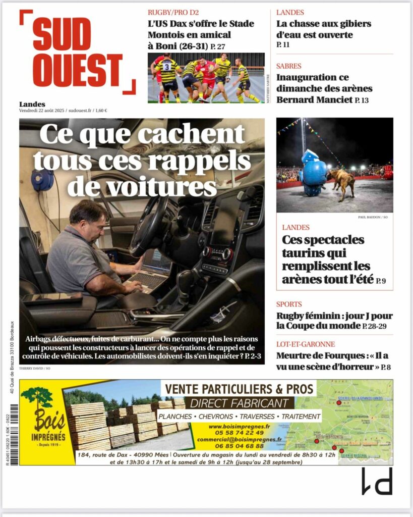 Pub Sud Ouest Edition 22/08/25