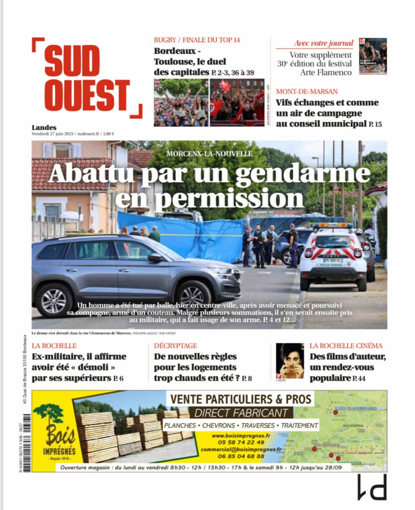 Pub Sud Ouest Edition 27/06/25